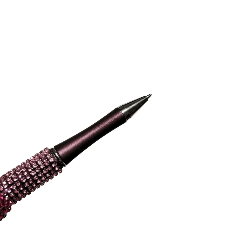 Athletic Sneaker Beaded Bling Ballpoint Twist Pen Topper Pink